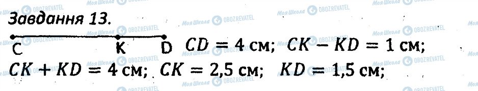 ГДЗ Геометрія 7 клас сторінка 13