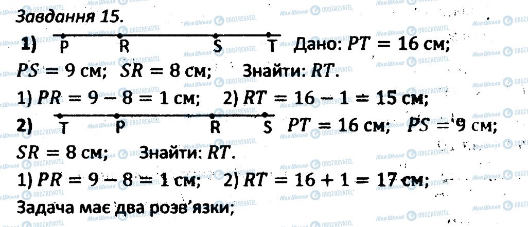 ГДЗ Геометрія 7 клас сторінка 15