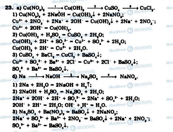 ГДЗ Хімія 9 клас сторінка 23