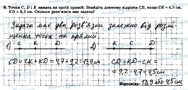 ГДЗ Геометрія 7 клас сторінка 9