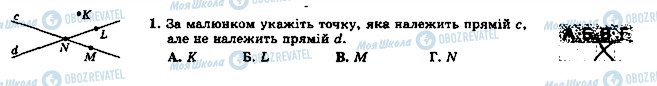 ГДЗ Геометрія 7 клас сторінка 1