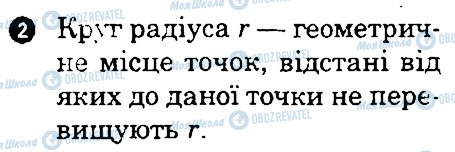 ГДЗ Геометрія 7 клас сторінка 2