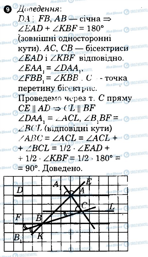 ГДЗ Геометрія 7 клас сторінка 9