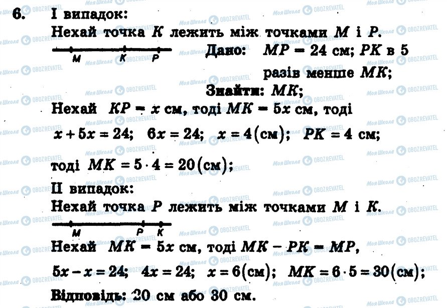 ГДЗ Геометрія 7 клас сторінка 6