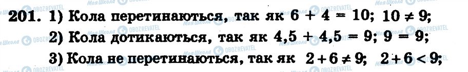 ГДЗ Геометрія 7 клас сторінка 201