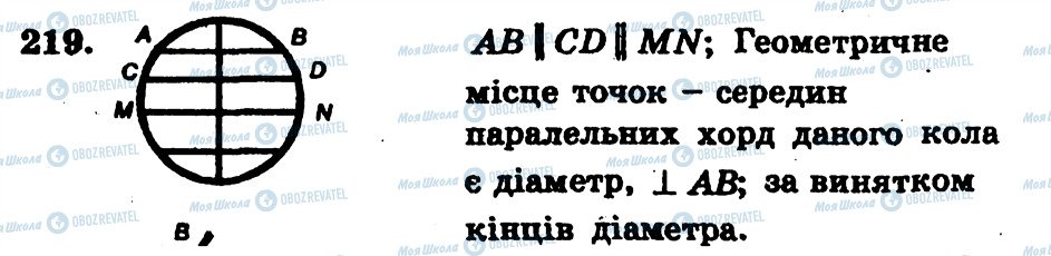 ГДЗ Геометрия 7 класс страница 219