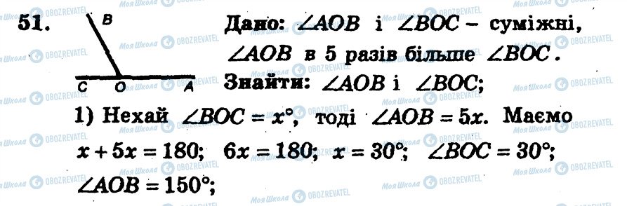 ГДЗ Геометрія 7 клас сторінка 51