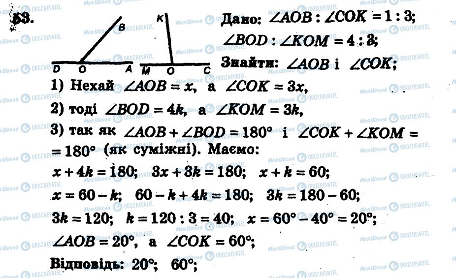 ГДЗ Геометрія 7 клас сторінка 53
