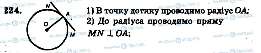 ГДЗ Геометрія 7 клас сторінка 224