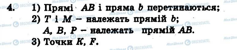 ГДЗ Геометрія 7 клас сторінка 4