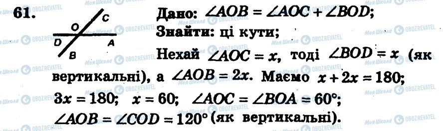 ГДЗ Геометрия 7 класс страница 61