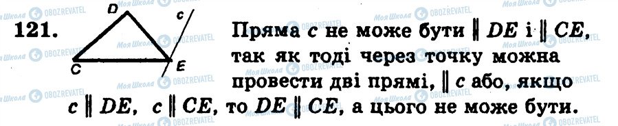 ГДЗ Геометрія 7 клас сторінка 121