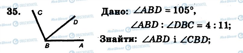 ГДЗ Геометрія 7 клас сторінка 35