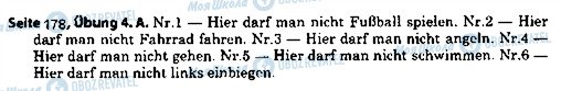 ГДЗ Німецька мова 7 клас сторінка ст178впр4