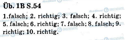 ГДЗ Немецкий язык 7 класс страница ст54впр1