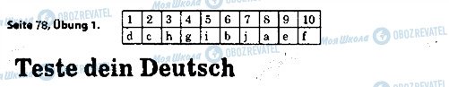 ГДЗ Німецька мова 7 клас сторінка ст78впр1