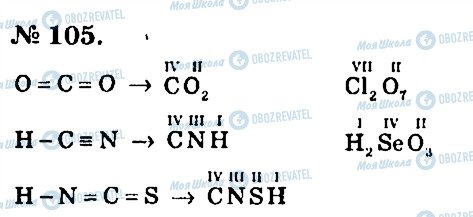 ГДЗ Хімія 7 клас сторінка 105