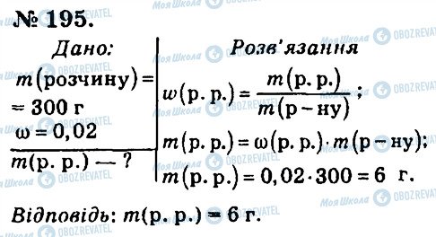 ГДЗ Химия 7 класс страница 195