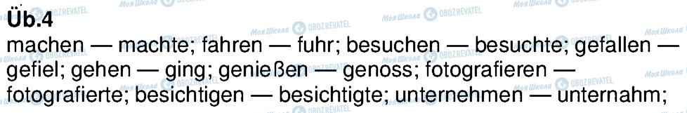 ГДЗ Німецька мова 7 клас сторінка 4