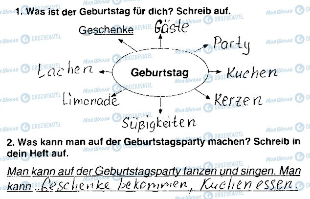 ГДЗ Немецкий язык 7 класс страница Сторінка25