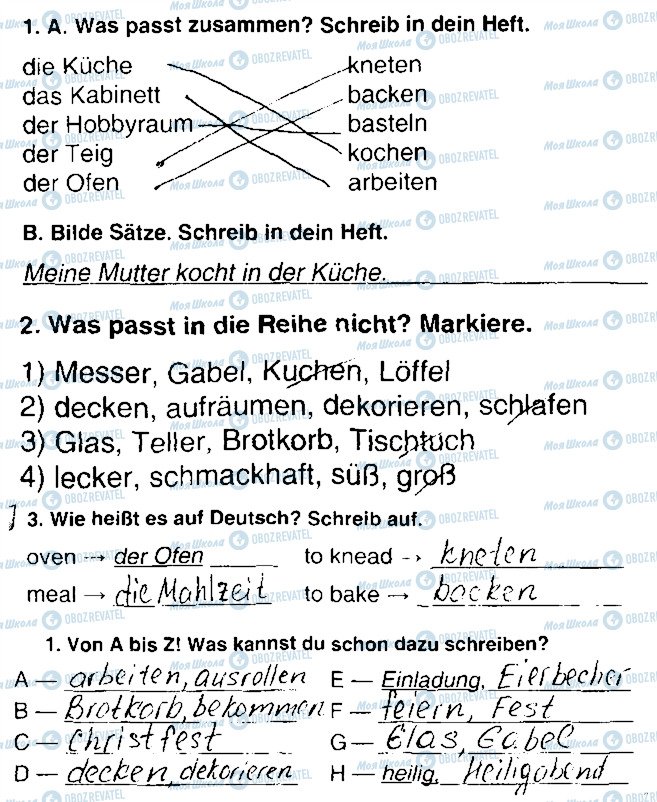 ГДЗ Немецкий язык 7 класс страница Сторінка27