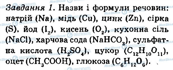 ГДЗ Химия 7 класс страница 1