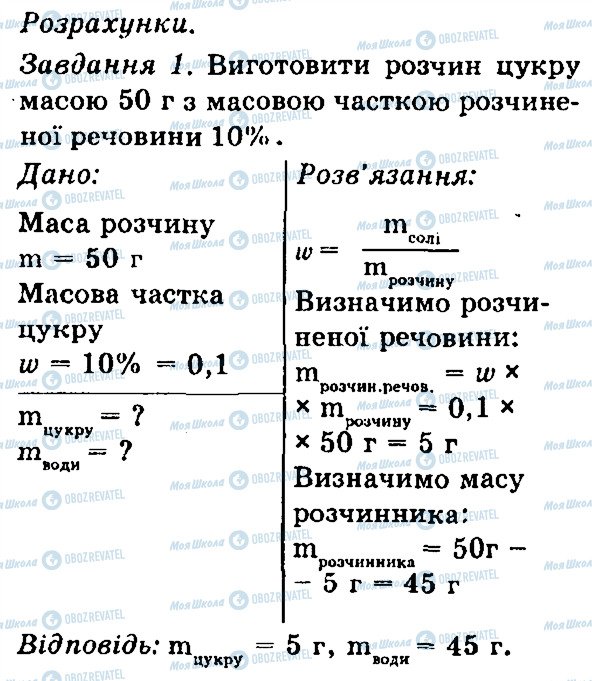 ГДЗ Хімія 7 клас сторінка 1