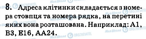 ГДЗ Інформатика 7 клас сторінка 8