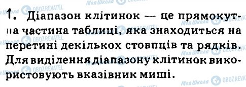 ГДЗ Інформатика 7 клас сторінка 1