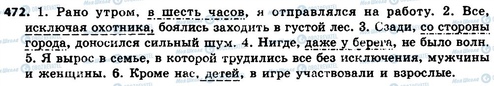 ГДЗ Російська мова 7 клас сторінка 472