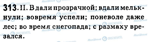 ГДЗ Російська мова 7 клас сторінка 313