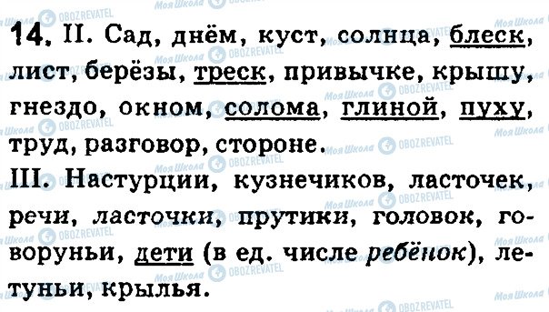 ГДЗ Російська мова 7 клас сторінка 14