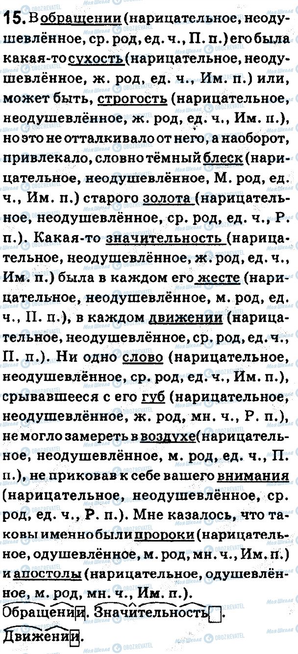 ГДЗ Русский язык 7 класс страница 15