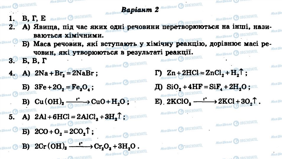 ГДЗ Химия 7 класс страница СР4