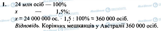 ГДЗ География 7 класс страница 1