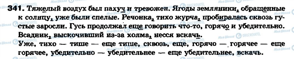 ГДЗ Російська мова 7 клас сторінка 341