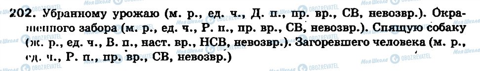 ГДЗ Русский язык 7 класс страница 202