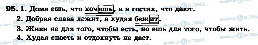 ГДЗ Російська мова 7 клас сторінка 95