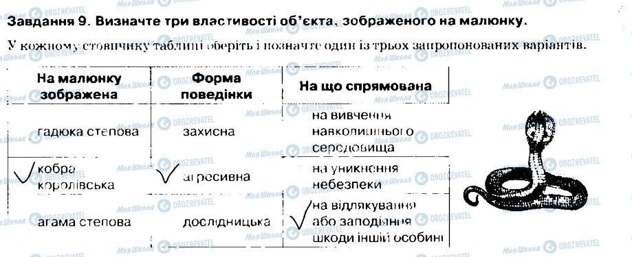 ГДЗ Биология 7 класс страница 9