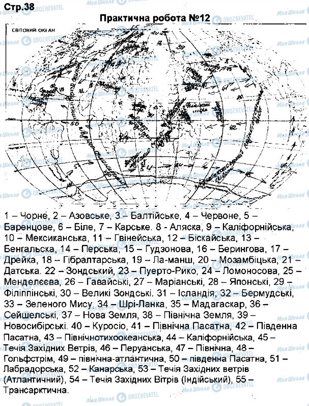 ГДЗ Географія 7 клас сторінка 1