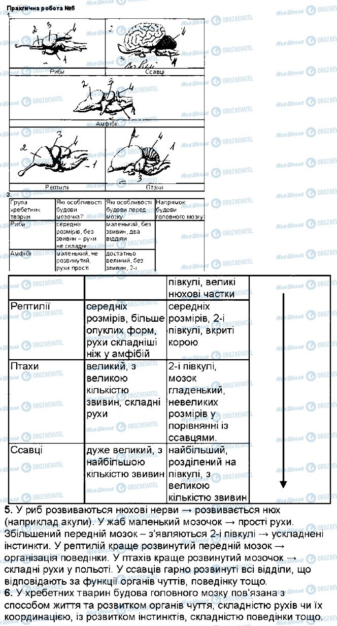 ГДЗ Биология 7 класс страница 6