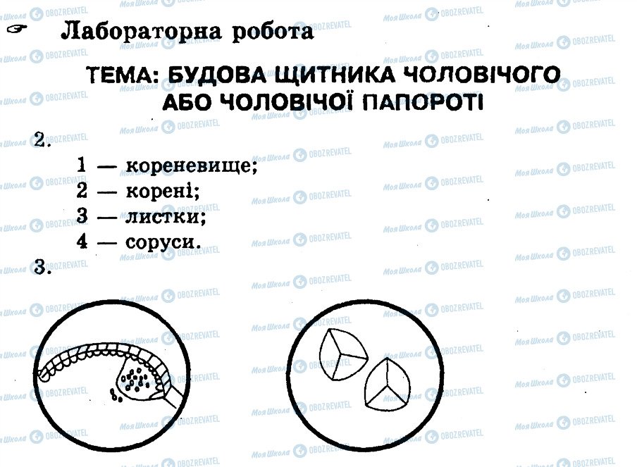 ГДЗ Биология 7 класс страница ЛР