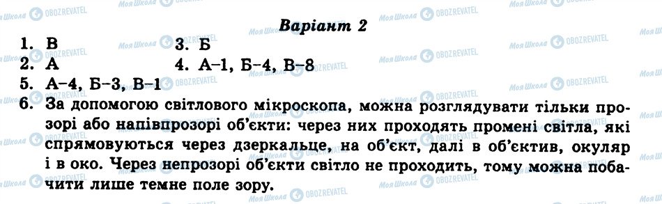 ГДЗ Біологія 7 клас сторінка СР1