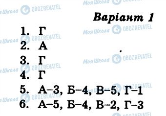 ГДЗ Географія 7 клас сторінка КР6