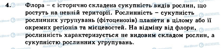 ГДЗ Біологія 7 клас сторінка 4