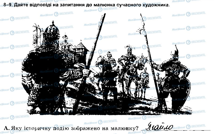 ГДЗ История Украины 7 класс страница 8-9
