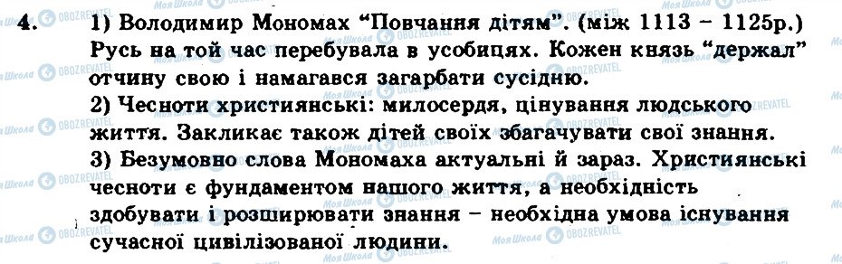 ГДЗ История Украины 7 класс страница 4