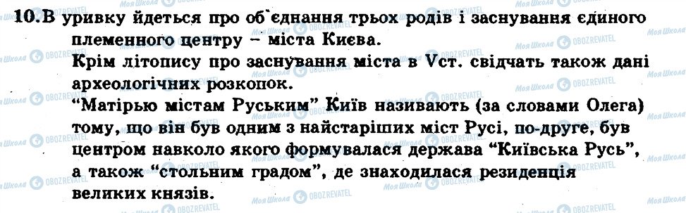 ГДЗ История Украины 7 класс страница 10