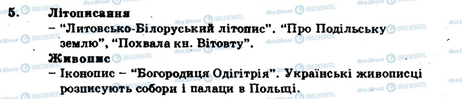 ГДЗ Історія України 7 клас сторінка 5