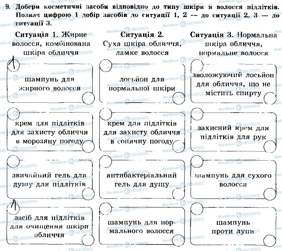 ГДЗ Основы здоровья 7 класс страница 9